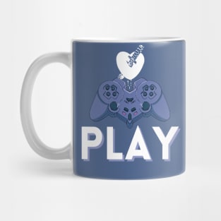 HeartBreak Video Games "PLAY" Mug